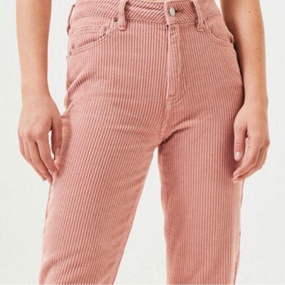 PacSun Dusty Rose Corduroy Mom Jean Pants Women’s Size 24 - Picture 2 of 8